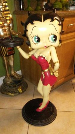 Almost life size three and a half feet tall Betty Boop