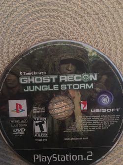 Sony PlayStation ps2 ghost recon jungle storm