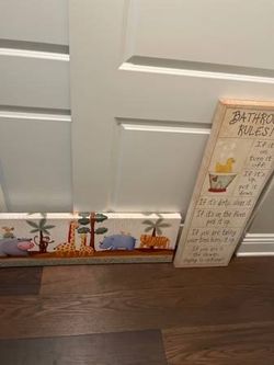 Kid/Baby Wall Art (2) pieces