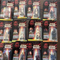 25 Star Wars Episode I Action Figures 