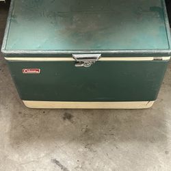 vintage coleman cooler