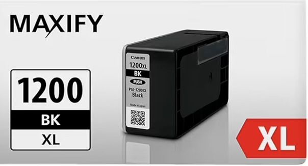 Canon PGI-1200XL Black Ink Tank for Printers MB2120, MB2720, B2020, MB2320 OEM
