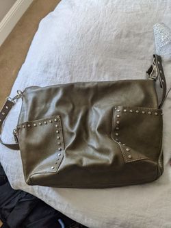 Faux Leather Army Green Never Used!