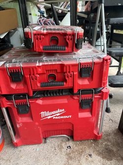 Milwaukee Packout Modular Tool Box Set