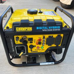 New Champion Digital Hybrid Dual Fuel Generator 4000 Watts 
