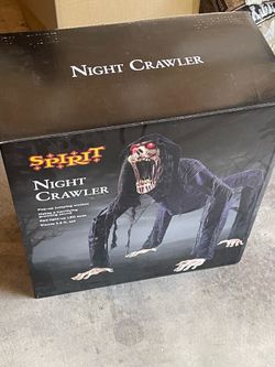Jump scare night crawler (Halloween decoration)
