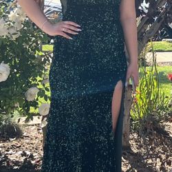 Emerald Green Prom Dress