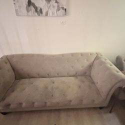 Grey Couch & Love Seat Combo
