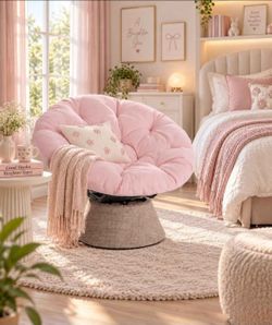 Chair Swivel Papasan Chair for Outdoor & Indoor
Reinforced Steel Base for 440 LBS, Non-Slip Chushion Anchor, Cool & Fade-Resistant Fabric, Dust-proof 
