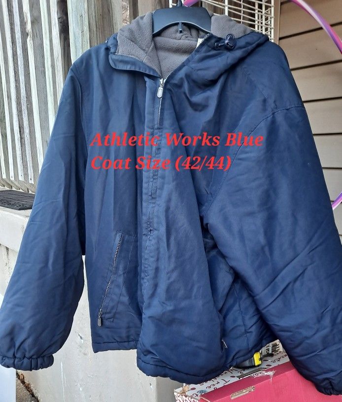 Athletic Works Blue Coat Large Size (42/44)-$15.00