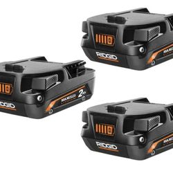 18V 2.0 Ah MAX Output Lithium-Ion Battery (3-Pack)