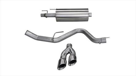 Corsa Performance Sport 3.0 in Cat-Back 4.0 in Twin Tips | 2015-2020 2.7T, 3.5T Ford F-150 EcoBoost