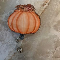 Pumpkin Badge Reel 