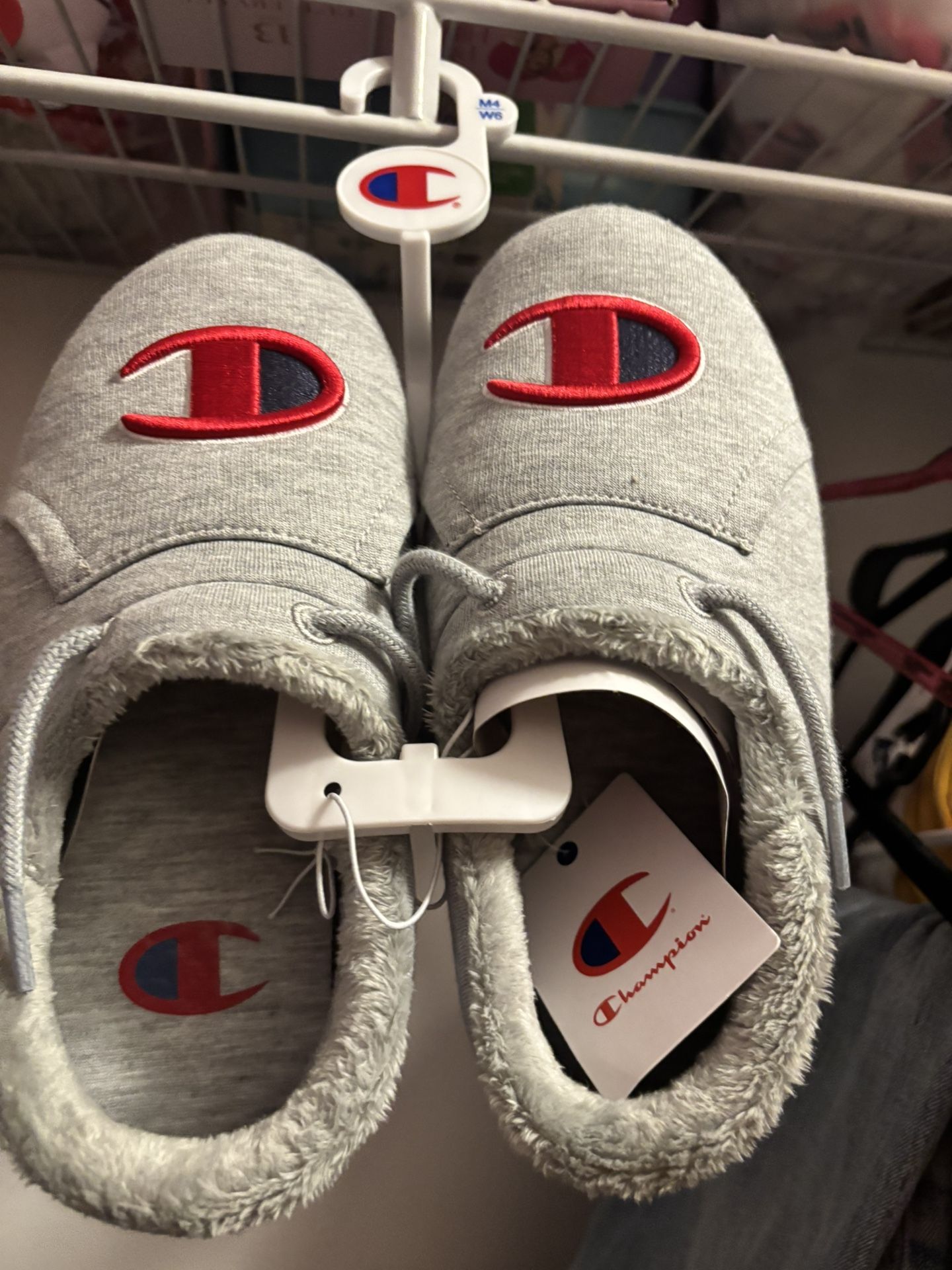 Champion Adult University Unisex Slippers - GRAY W/6-M4