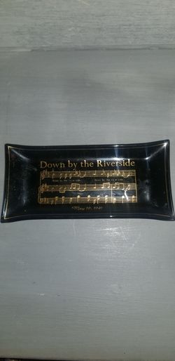 Vintage glass dish