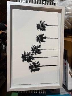 Palm tree wall art