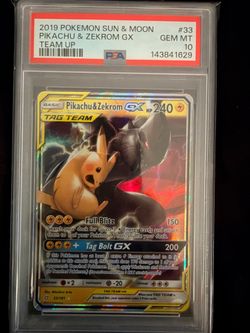 Psa 10 Gem mint Pika&Zekrom ex 📈