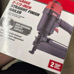 hyper tough straight finish nailer