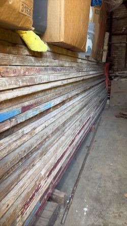 Used scaffolding