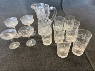 Vintage Glassware - assorted items