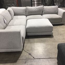 Fabric Sectional 4pc 