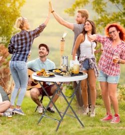 Folding Table with Thick Tabletop for Picnic new