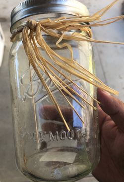 Flower mason jar