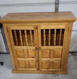 PINE CABINET OR SIDEBOARD