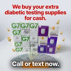 🚨 We Buy Diabetic Test Strips & Sensors Today! 💰