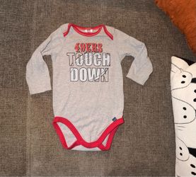 49ers baby onesie 6-12 months