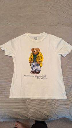 Polo Bear by Ralph Lauren White Graphic Tee