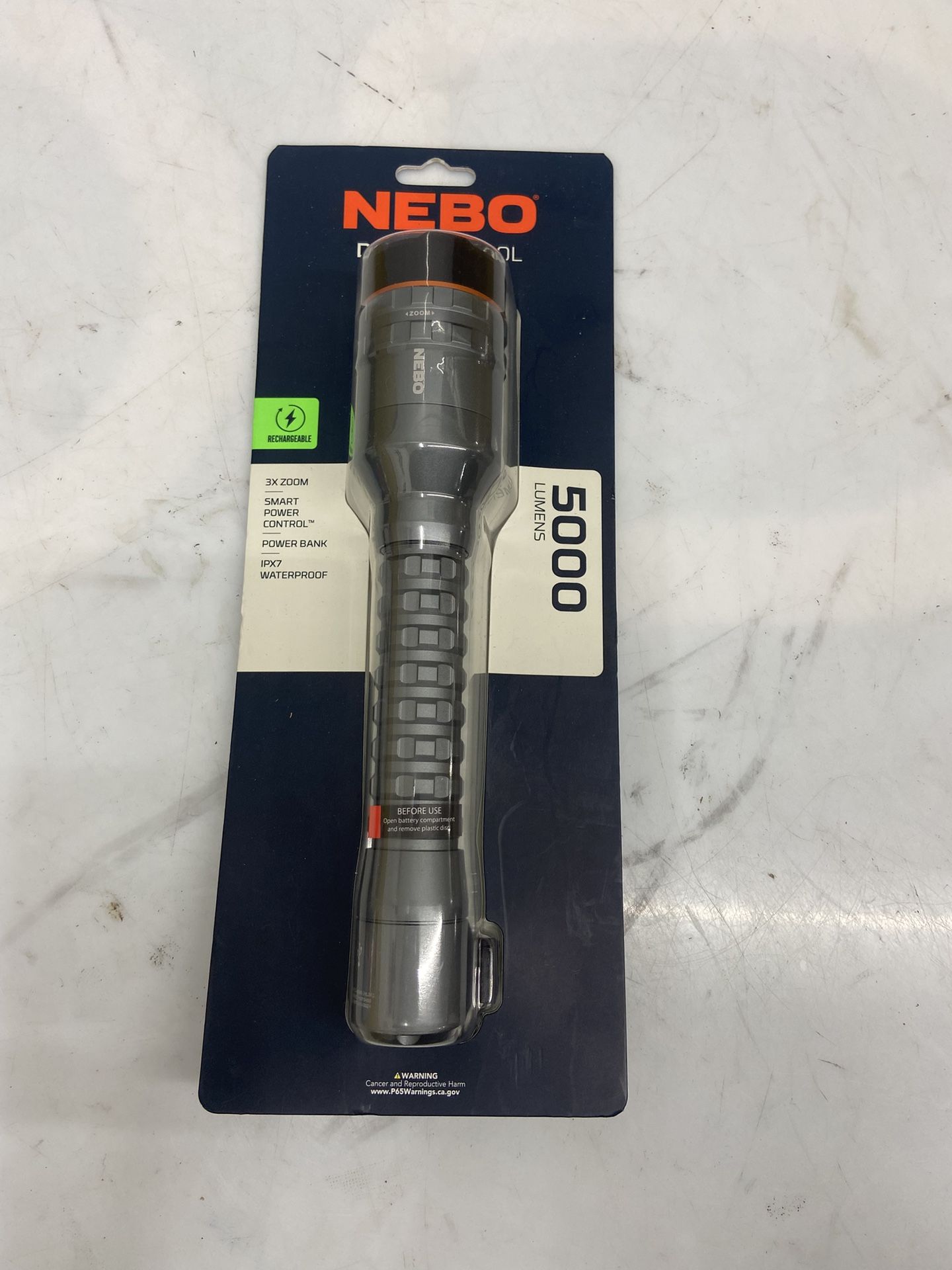 NEBO Davinci 5,000 Lumen Rechargeable Handheld Flashlight