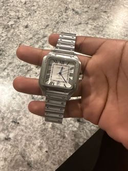 Cartier Santos Stainless Steel Watch