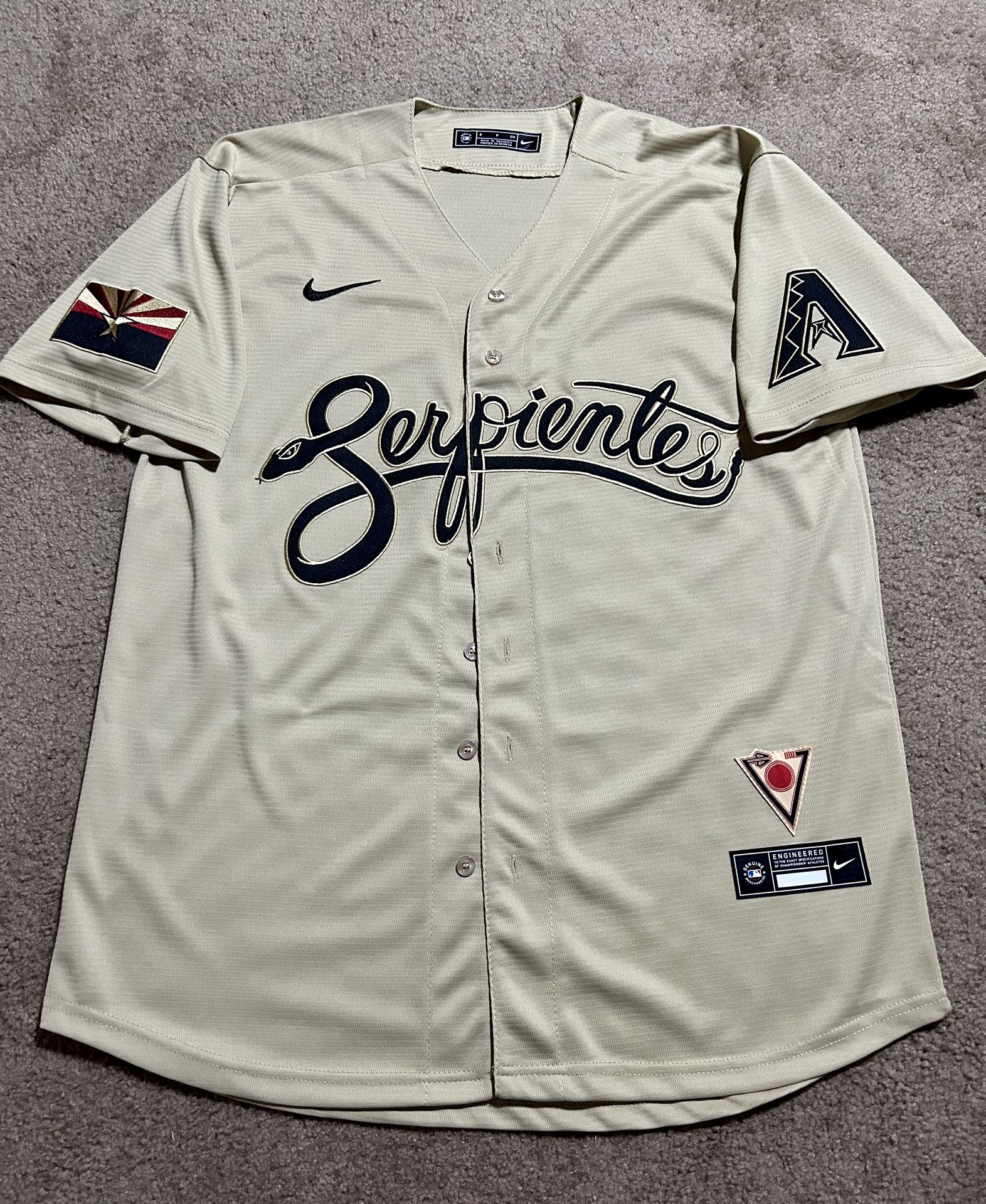 Arizona Diamondbacks ‘Serpientes’ City Connect Baseball Jersey