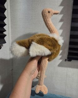 • Ty Beanie Buddies Stretch the Ostrich Plush (1998 Retired) - No Hang Tag