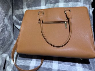 Brown Ecosusi laptop tote bag