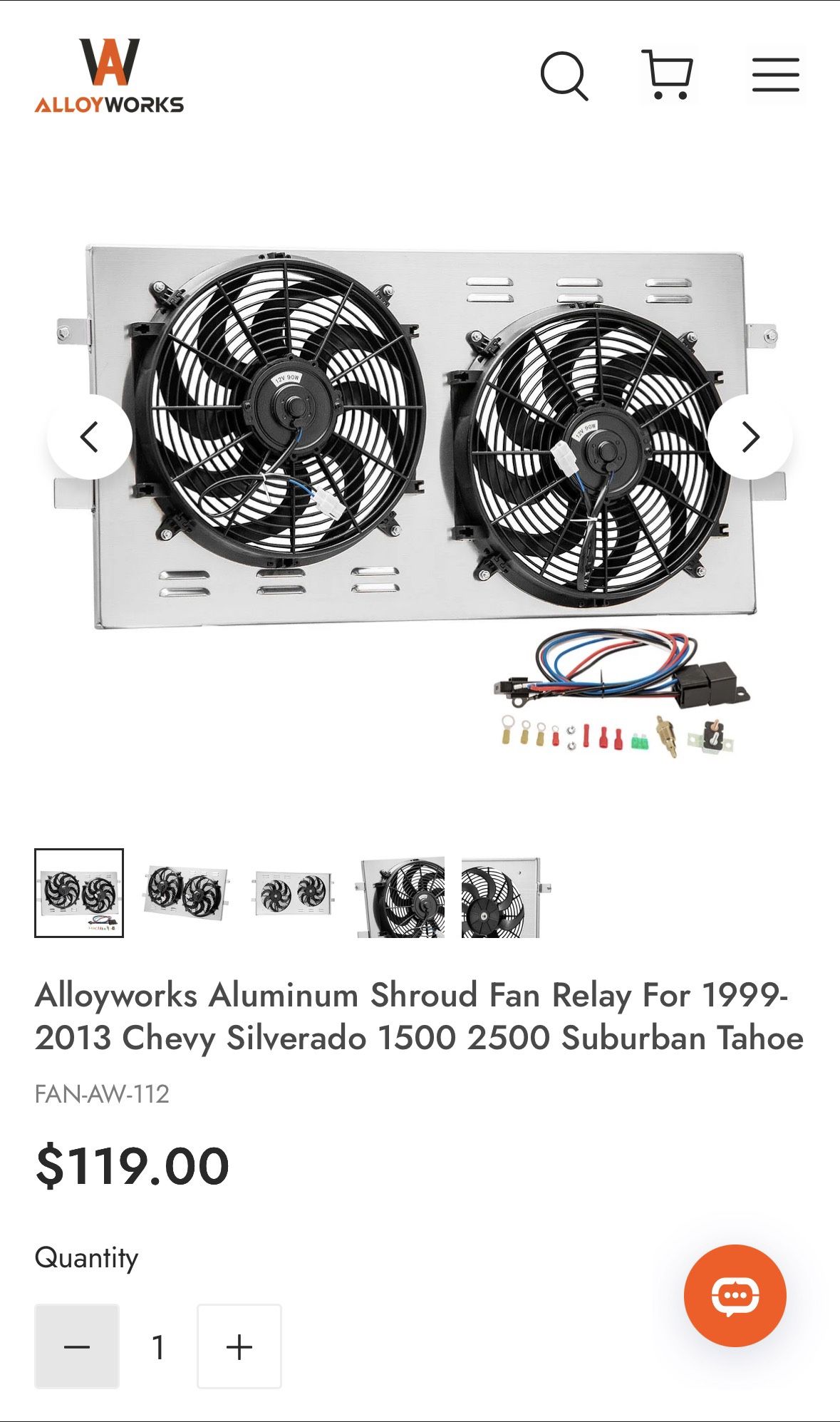 2007 Chevrolet Silverado/Sierra/Yukon/Tahoe/Suburban/Hummer 2500HD E Fans With Harness