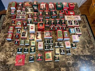 Lot of 85 Hallmark Keepsake Christmas Ornaments