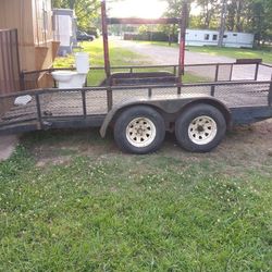 16 Foot Lawn Mower Trailer For Sale 