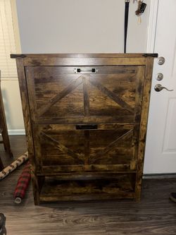 Farmhouse Shoe Cabinet