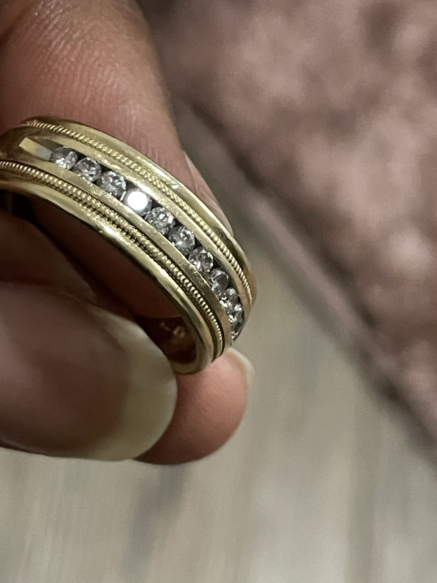 14k Gold and Diamond Ring / Band