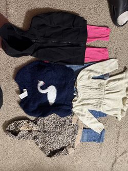 Girls Size 24m Winter Outfit Bundle – 7 Pieces – $20