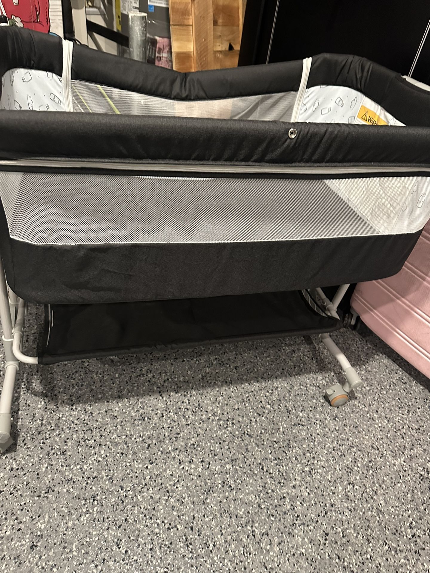 Ottoman And Baby Bassinet