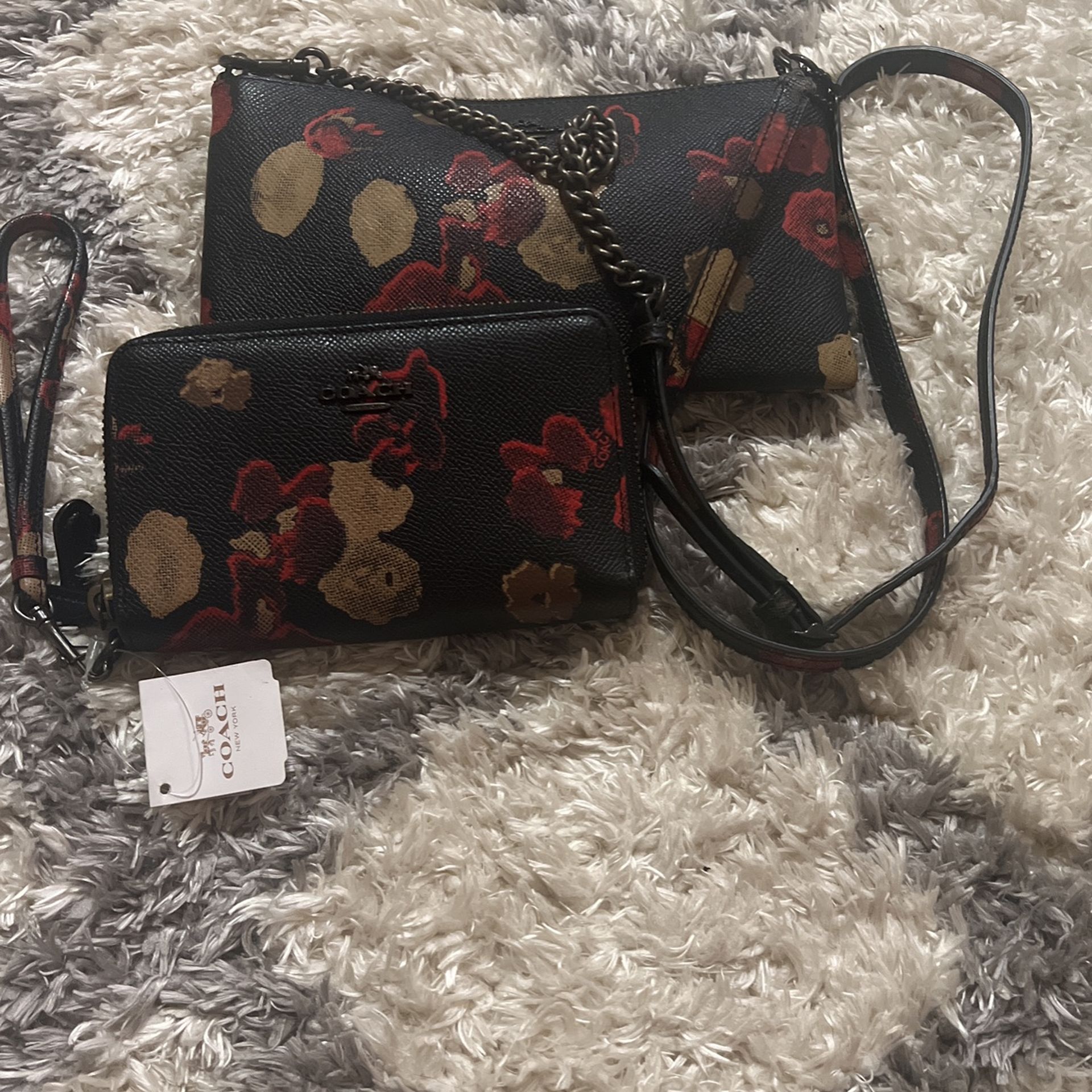 Coach Wristlet Wallet And Small Bag