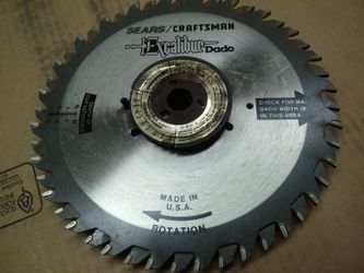 Sears/Craftsman EXCALIBUR Dado blade