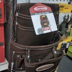 MCGUIRE- NICHOLAS NAIL AND TOOL POUCH LEATHER SUEDE 