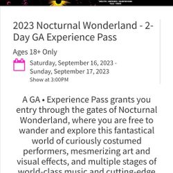 Nocturnal Ticket 🎟 