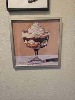 L V DESERT GLASS WALL ART DECOR