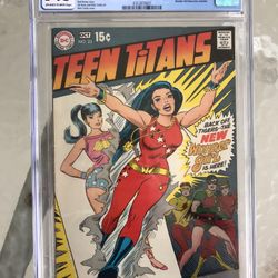 Teen Titans #23 (1969) CGC 7.5 — O/w To White Pages; Wonder Girl’s New Costume