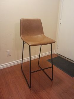 Threshold Bowden Faux Leather Barstool